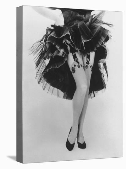 Fashion Shot of Elaborate Garter Made by Andre Richard-Gordon Parks-Premier Image Canvas