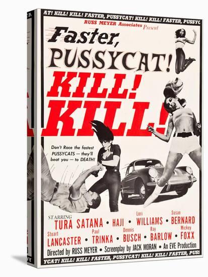 Faster, Pussycat! Kill! Kill!, Paul Trinka, Tura Satana, Lori Williams, Haji, 1965-null-Stretched Canvas