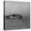 Father and Children Outside Wooden Shack That Serves as their House in the Dust Bowl-null-Premier Image Canvas