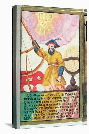 Father Ferdinand Verbiest (1623-88) (Coloured Engraving)-German-Premier Image Canvas