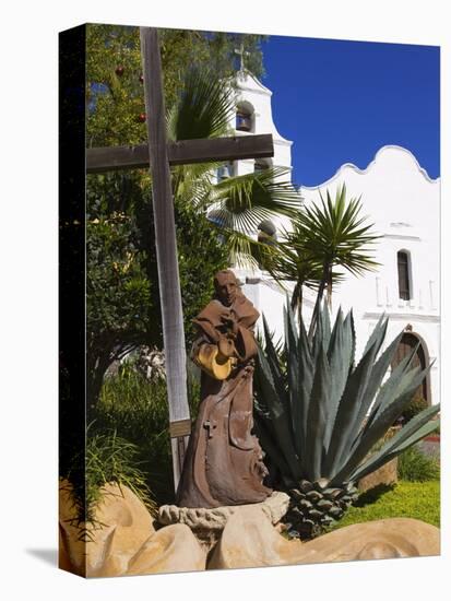 Father Junipero Serra Statue, Mission Basilica San Diego De Alcala, San Diego, California-null-Premier Image Canvas