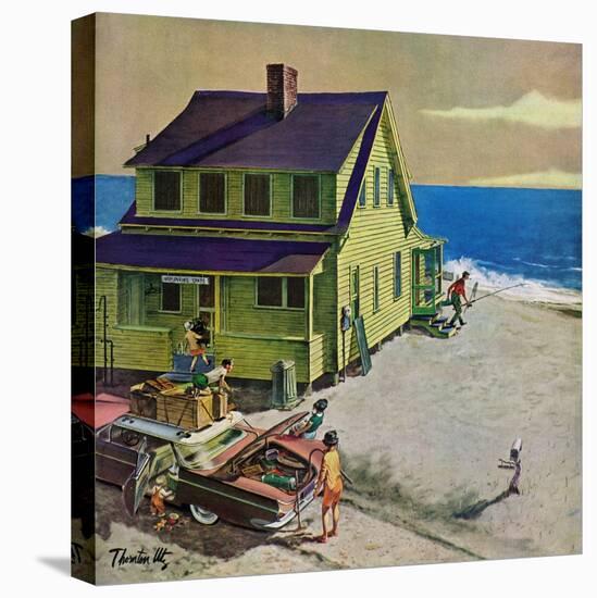 "Fathers Off Fishing," June 18, 1960-Thornton Utz-Premier Image Canvas