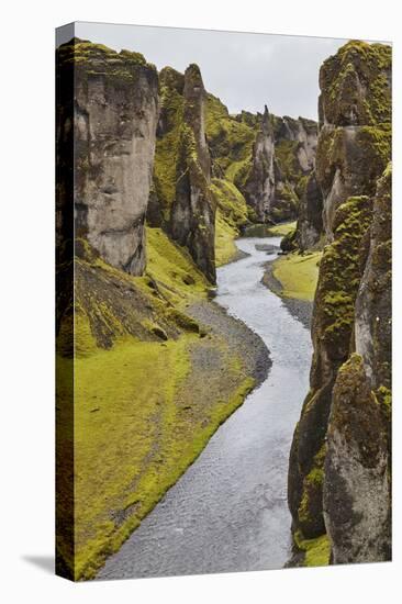 Fathrijargljufur Gorge, near Kirkjubaejarklaustur, near the south coast of Iceland, Polar Regions-Nigel Hicks-Premier Image Canvas