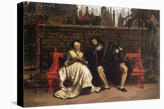 Faust and Marguerite in the Garden, 1861 (Oil on Canvas)-James Jacques Joseph Tissot-Premier Image Canvas