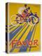 Favor Cycles and Motos French Advertising Poster-null-Premier Image Canvas