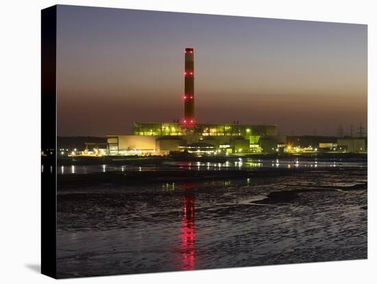 Fawley Oil Fired Power Station At Dusk-David Parker-Premier Image Canvas