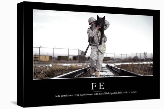 Fe. Cita Inspiradora Y Póster Motivacional-null-Premier Image Canvas