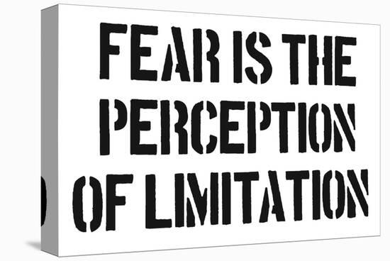 Fear And Limitation-SM Design-Stretched Canvas