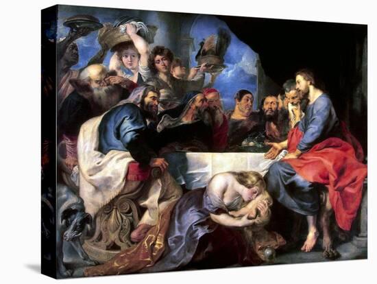 Feast in the House of Simon the Pharisee, Between 1618 and 1620-Peter Paul Rubens-Premier Image Canvas