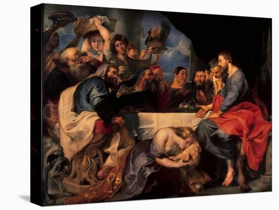 Feast in the House of Simon the Pharisee, C.1620-Peter Paul Rubens-Premier Image Canvas