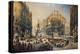 Feast of St Rosalia in Palermo, Watercolor by Pasquale Mattei (1813-1897)-null-Premier Image Canvas