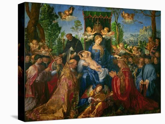 Feast of the Rose Garland, 1506-Albrecht Dürer-Premier Image Canvas