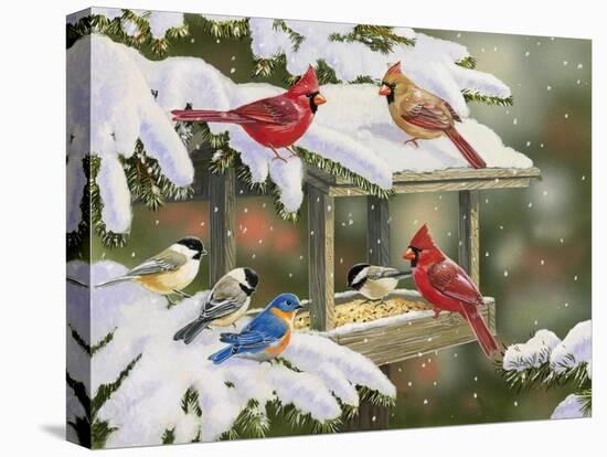 Feasting at the Feeder-William Vanderdasson-Premier Image Canvas