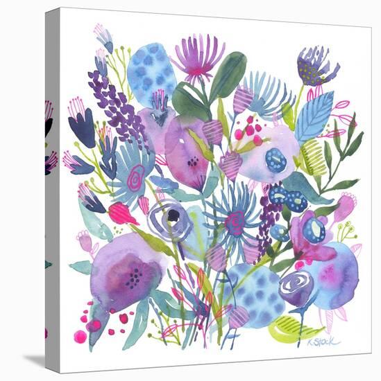 February Floral-Kerstin Stock-Stretched Canvas