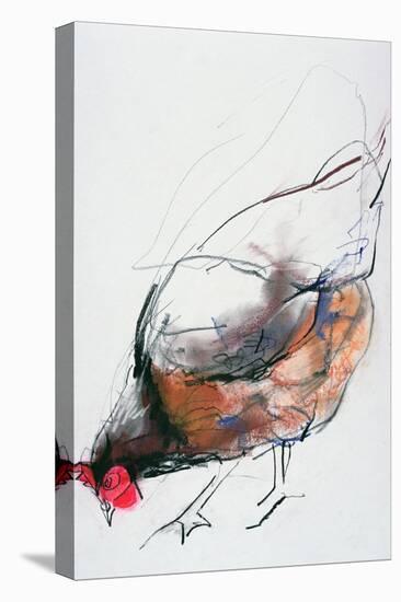 Feeding Hen, Trasierra, 1998-Mark Adlington-Premier Image Canvas
