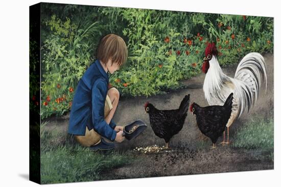 Feeding Ralphie-Debbi Wetzel-Premier Image Canvas