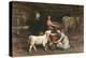 Feeding The Calves-Joseph Denovan Adam-Premier Image Canvas