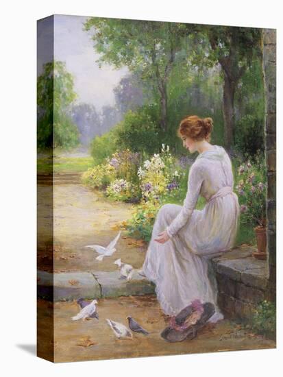 Feeding the Doves-Ernest Walbourn-Premier Image Canvas