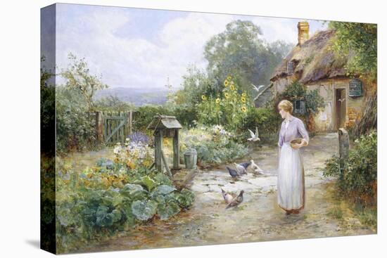 Feeding the Doves-Ernest Walbourn-Premier Image Canvas