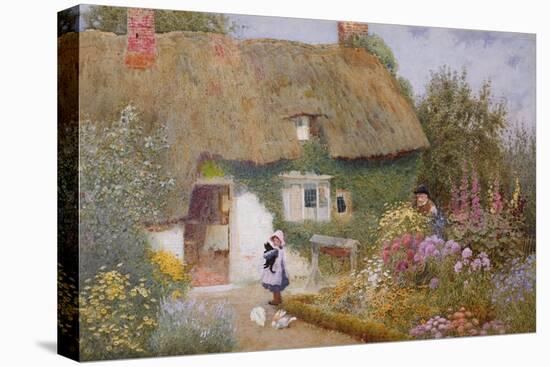 Feeding the Pigeons-Arthur Claude Strachan-Premier Image Canvas