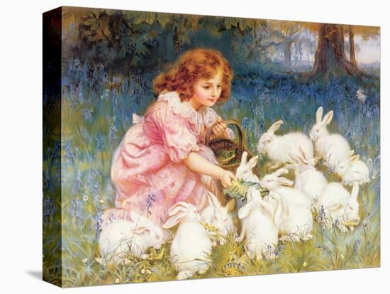 Feeding the Rabbits-Frederick Morgan-Premier Image Canvas