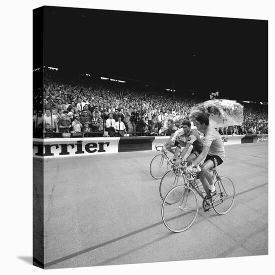 Felice Gimondi, Raymond Poulidor and Gianni Motta are Celebrated at the End of the Tour De France-Mario de Biasi-Premier Image Canvas