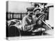 Felice Nazzaro Behind the Wheel of an Itala, French Grand Prix, Amiens, 1913-null-Premier Image Canvas