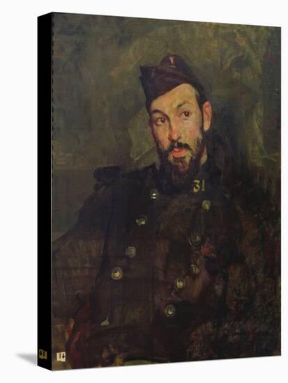 Felicien Cacan in Uniform, 1915 (Oil on Canvas)-Jacques-emile Blanche-Premier Image Canvas