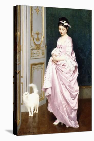 Feline Affection, 1872-Joseph Caraud-Premier Image Canvas