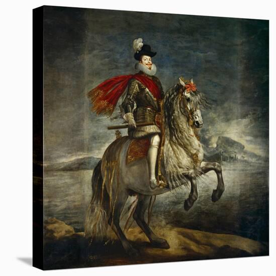 Felipe III, King of Spain (1578-1621) on Horseback-Diego Velazquez-Premier Image Canvas