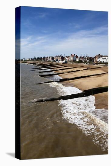 Felixstowe Beach from the Pier, Felixstowe, Suffolk, England, United Kingdom, Europe-Mark Sunderland-Premier Image Canvas