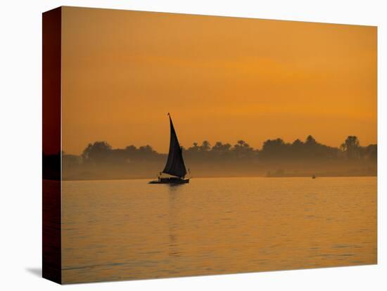 Felucca on River Nile, Luxor, Egypt-Jon Arnold-Premier Image Canvas