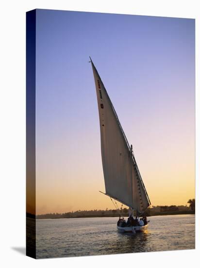 Felucca on the Nile, Luxor, Egypt-Steve Vidler-Premier Image Canvas