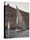 Felucca Sailing on the River Nile Near Aswan, Egypt, North Africa, Africa-Michael DeFreitas-Premier Image Canvas