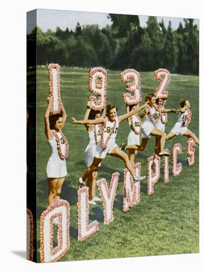 Female Athletes Perform a Routine to Publicise the 1932 Los Angeles Olympics-null-Premier Image Canvas