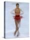 Female Figure Skater Preforming a Spin-null-Premier Image Canvas