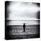 Female Figure Standing Alone on Beach-Rory Garforth-Premier Image Canvas