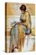 Female Figure Study (Pastel on Paper)-Albert Joseph Moore-Premier Image Canvas