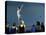Female Gymnast Performing on a Balance Beam-null-Premier Image Canvas