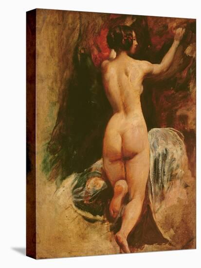 Female Nude Seen from the Back, C.1835-40-William Etty-Premier Image Canvas