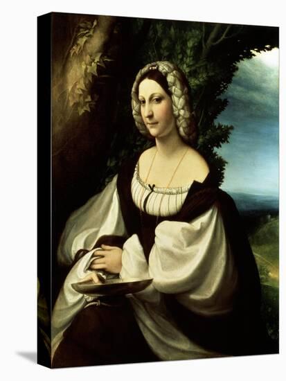 Female Portrait, C1518-Correggio-Premier Image Canvas