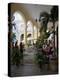 Female Reed Trio Playing to Diners at the Santo Angel Restaurant, Plaza Vieja, Old Havana-John Harden-Premier Image Canvas