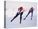 Female Speed Skaters in Action-null-Premier Image Canvas