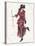 Female Type, Flirt 1914-Ernst Ludwig Kirchner-Stretched Canvas