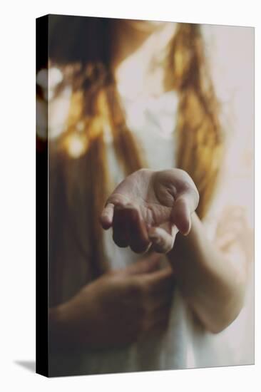 Female Youth with Out Stretched Hand-Carolina Hernández-Premier Image Canvas