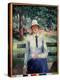 Femme Au Chomage. (Unemployed Girl). Assise Sur Un Banc Dans Un Parc Public, a L'ombre Des Pins En-Kazimir Severinovich Malevich-Premier Image Canvas