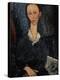 Femme au col blanc-Amedeo Modigliani-Premier Image Canvas