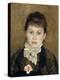 Femme au jabot blanc-Pierre-Auguste Renoir-Premier Image Canvas