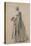 Femme debout-Jean Antoine Watteau-Premier Image Canvas