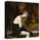 Femme drapée assise-Jean Jacques Henner-Premier Image Canvas
